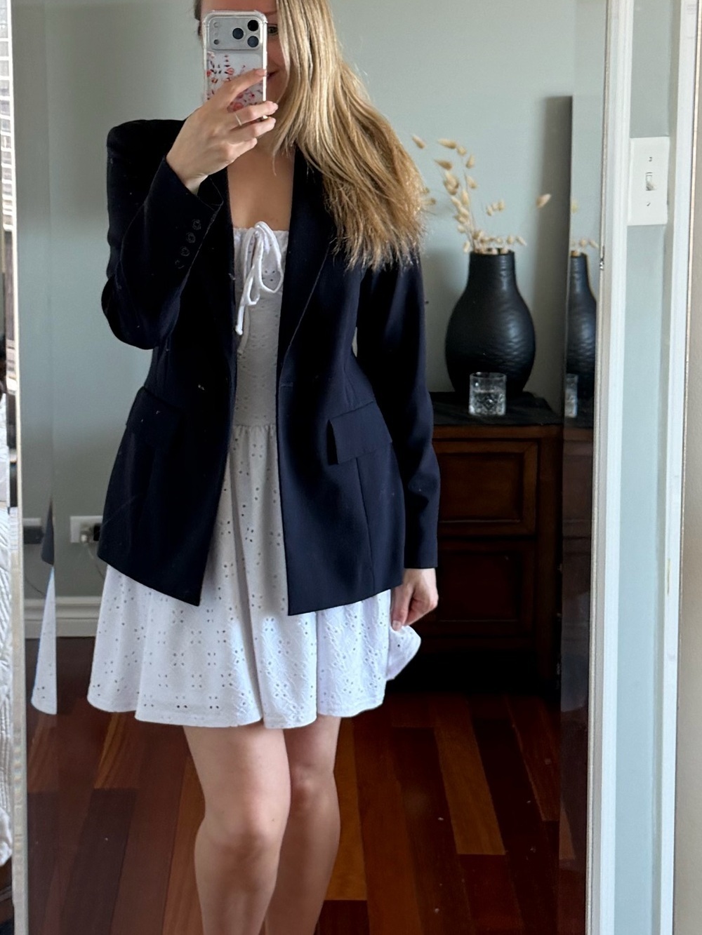 Ellen Tracy Navy Blue Blazer Size 2
